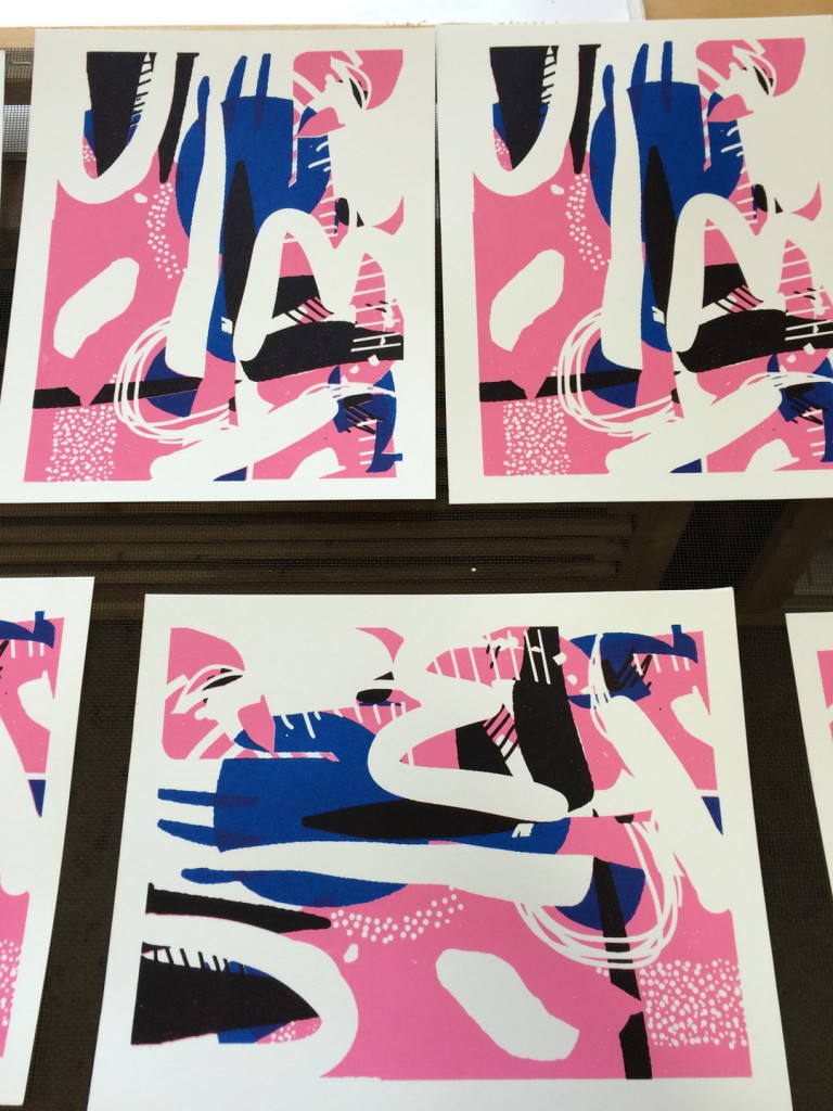 Printing Process for I'm U by Chrissy Poitras